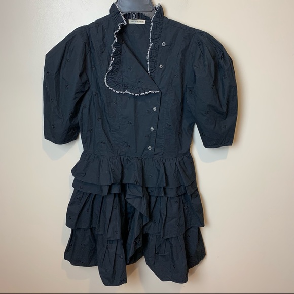 NEW Ulla Johnson Linnea Dress in Obsidian - Size 2 - Picture 3 of 10